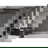 Mexen Velar stumdomos dušo durys 140 cm, matinės, juodos - 871-140-000-31-70