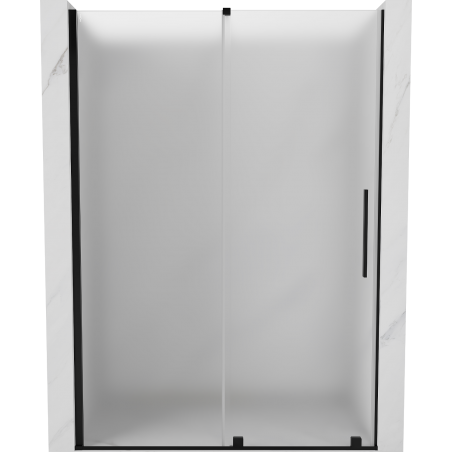 Mexen Velar stumdomos dušo durys 150 cm, matinis, juodos - 871-150-000-31-70