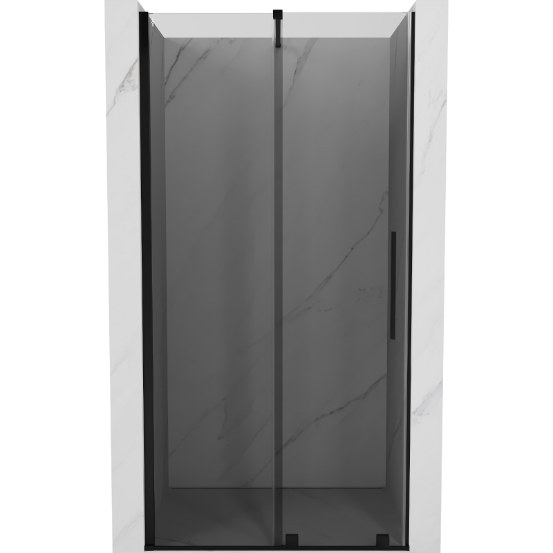 Mexen Velar slankiojančios dušo durys 110 cm, grafitas, juodos - 871-110-000-41-70