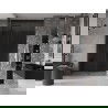 Mexen Velar slankiojančios dušo durys 140 cm, grafitas, tamsus metalas - 871-140-000-41-95
