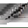 Mexen Velar slankiosios dušo durys 130 cm, matinės, ginkluotas metalas - 871-130-000-31-95