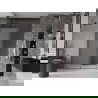 Mexen Velar slankiosios dušo durys 130 cm, matinės, ginkluotas metalas - 871-130-000-31-95