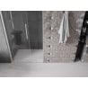 Mexen Velar stumdomos dušo durys 100 cm, permatomos, šlifuotas nikelis - 871-100-000-01-97
