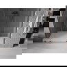 Mexen Velar Duo stumdomos dušo durys 160 cm, permatomos, ginklo metalo spalva - 871-160-000-02-95