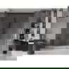 Mexen Velar Duo slankiojančios dušo durys 170 cm, permatomos, šaudmenų metalas - 871-170-000-02-95