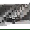 Mexen Velar Duo stumdomos dušo durys 160 cm, permatomos, ginklo metalo spalva - 871-160-000-02-95