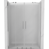 Mexen Velar Duo stumdomos dušo durys 160 cm, matinės, chromas - 871-160-000-32-01