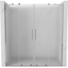 Mexen Velar Duo stumdomos dušo durys 170 cm, matinės, chromas - 871-170-000-32-01