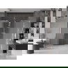 Mexen Velar Duo stumdomosios dušo durys 180 cm, matinė, chromas - 871-180-000-32-01