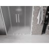 Mexen Velar Duo slankiojančios dušo durys 150 cm, matinės, baltos - 871-150-000-32-20