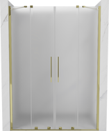 Mexen Velar Duo stumdomos dušo durys 160 cm, matinės, auksinės - 871-160-000-32-50