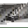 Mexen Velar Duo slankiojančios dušo durys 180 cm, matinės, auksinės - 871-180-000-32-50