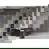 Mexen Velar Duo stumdomos dušo durys 160 cm, matinės, auksinis šlifuotas - 871-160-000-32-55