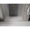 Mexen Velar Duo stumdomos dušo durys 170 cm, matinės, šlifuotos auksinės - 871-170-000-32-55