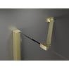 Mexen Velar Duo stumdomos dušo durys 170 cm, matinės, šlifuotos auksinės - 871-170-000-32-55