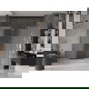 Mexen Velar Duo stumdomos dušo durys 180 cm, matinio stiklo, šlifuotas varis - 871-180-000-32-65