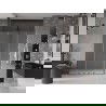 Mexen Velar Duo slankiojančios dušo durys 140 cm, matinė, gun gray šukuotas - 871-140-000-32-66