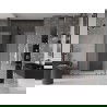 Mexen Velar Duo slankiojančios dušo durys 140 cm, matinė, gun gray šukuotas - 871-140-000-32-66
