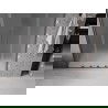 Mexen Velar Duo slankiojančios dušo durys 140 cm, matinė, gun gray šukuotas - 871-140-000-32-66