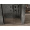 Mexen Omega stumdomos dušo durys, 140 cm, skaidrus, juodos 825-140-000-70-00