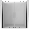 Mexen Velar Duo stumdomos dušo durys 180 cm, matinės, juodos - 871-180-000-32-70