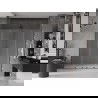 Mexen Velar Duo slankiosios dušo durys 180 cm, matinės, ginklų metalas - 871-180-000-32-95