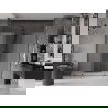 Mexen Velar Duo slankiosios dušo durys 180 cm, matinės, ginklų metalas - 871-180-000-32-95