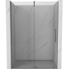 Mexen Velar stumdomos dušo durys 140 cm, skaidrios, ginkluotas metalas - 871-140-000-01-95