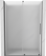 Mexen Velar slankiosios dušo durys 130 cm, matinės, ginkluotas metalas - 871-130-000-31-95