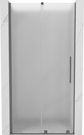 Mexen Velar stumdomos dušo durys 110 cm, matinė, ginklų metalas - 871-110-000-31-95