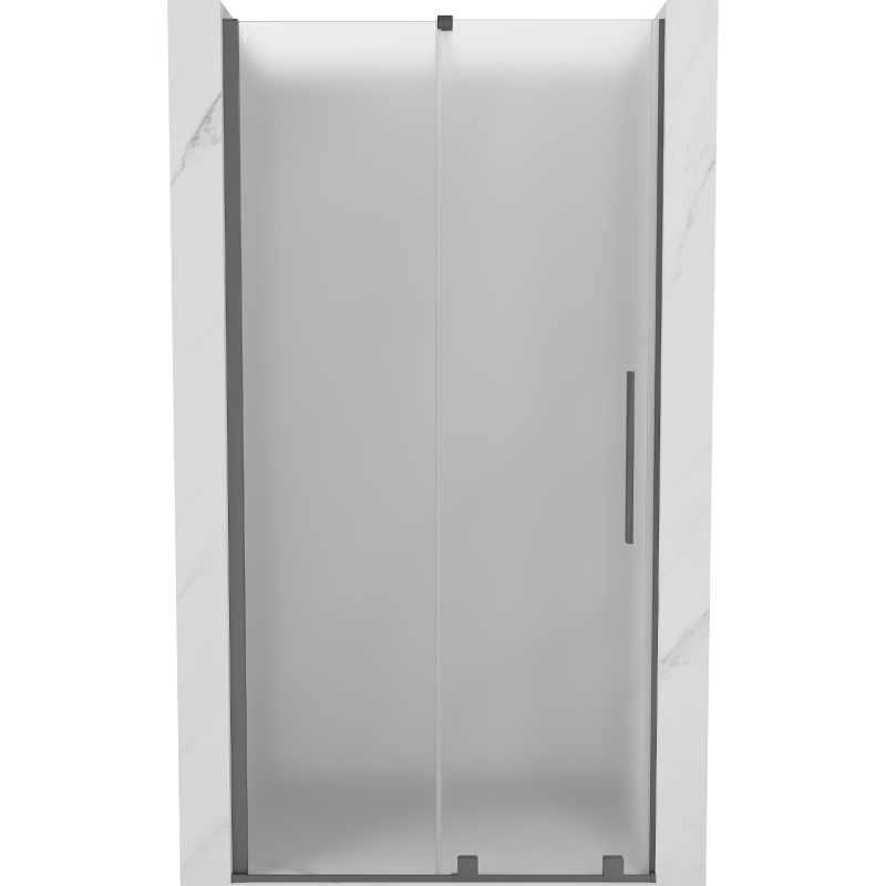 Mexen Velar stumdomosios dušo durys 100 cm, rūkas, gun metal - 871-100-000-31-95