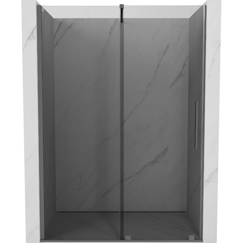 Mexen Velar stumdomos dušo durys 150 cm, grafitas, gun metal - 871-150-000-41-95