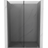 Mexen Velar stumdomos dušo durys 150 cm, grafitas, gun metal - 871-150-000-41-95