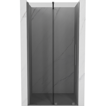 Mexen Velar stumdomosios dušo durys 120 cm, grafitas, gun metal - 871-120-000-41-95