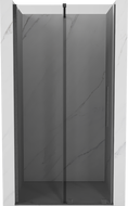 Mexen Velar slankiojamosios dušo durys 110 cm, grafitas, šepetėliu nudažyta ginklo pilka - 871-110-000-41-66
