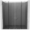 Mexen Velar Duo stumdomosios dušo durys 180 cm, grafitas, chromas - 871-180-000-42-01