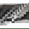 Mexen Velar Duo stumdomos dušo durys 180 cm, grafitas, chromas - 871-180-000-42-01
