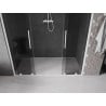Mexen Velar Duo stumdomos dušo durys 180 cm, grafito, baltos - 871-180-000-42-20