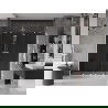 Mexen Velar Duo stumdomos dušo durys 180 cm, grafito, baltos - 871-180-000-42-20
