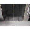 Mexen Velar Duo stumdomos dušo durys 170 cm, grafitas, auksinės - 871-170-000-42-50