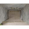 Mexen Omega stumdomosios dušo durys 130 cm, permatomos, auksinės - 825-130-000-50-00