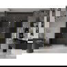 Mexen Velar Duo stumdomos dušo durys 180 cm, grafitas, auksinis šlifuotas - 871-180-000-42-55