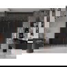 Mexen Velar Duo stumdomos dušo durys 180 cm, grafitas, šlifuotas varis - 871-180-000-42-65