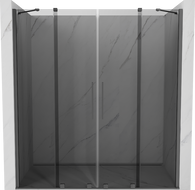 Mexen Velar Duo stumdomos dušo durys 200 cm, grafitas, gun metal - 871-200-000-42-95