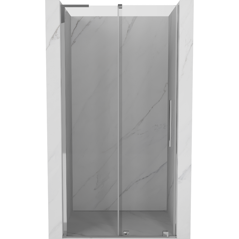 Mexen Velar L stumdomos dušo durys 110 cm, permatomos, chromo - 871-110-003-01-01