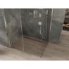 Mexen Omega stumiametrinė slankiojanti dušo kabina, skaidri, chromas - 825-100-080-01-00