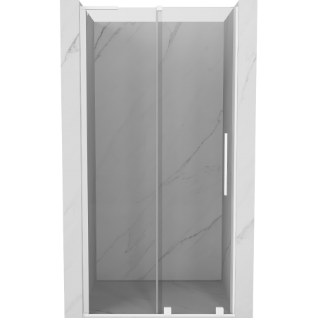 Mexen Velar L stumdomos dušo durys 100 cm, skaidrios, baltos - 871-100-003-01-20