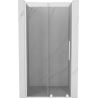 Mexen Velar L stumdomos dušo durys 100 cm, skaidrios, baltos - 871-100-003-01-20