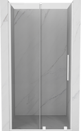 Mexen Velar L stumdomos dušo durys 100 cm, skaidrios, baltos - 871-100-003-01-20