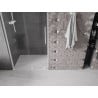 Mexen Velar L stumdomos dušo durys 100 cm, skaidrios, baltos - 871-100-003-01-20